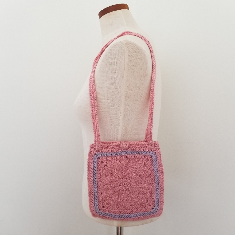 Handmade Vintage Mini Crochet Purse